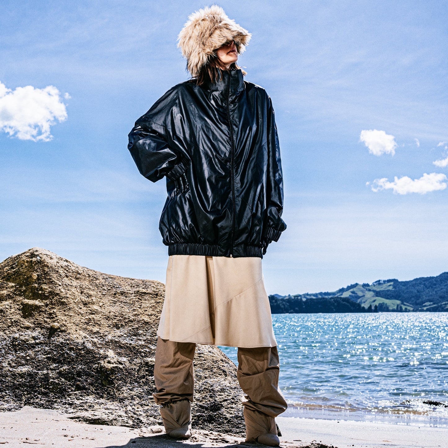 Youhan Windbreaker Jacket - Black (One-Off)